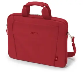 Dicota Slim Eco BASE 13-14.1" czerwona / torba na laptopa / poliester+plastik z recyklingu