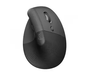 Logitech Lift (Business) czarny / Mysz ergonomiczna / Odbiornik USB / Bluetooth / tylko dla praworęcznych