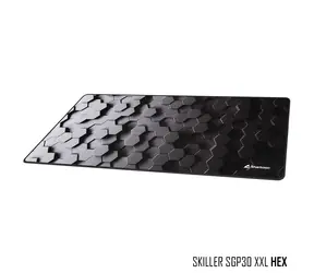 Sharkoon SKILLER SGP30 HEX czarny / podkładka pod mysz / XXL duża / antypoślizgowa 