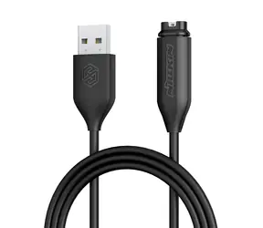 Kabel USB do transmisji danych i ładowania Nillkin do zegarka Garmin czarny