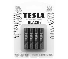 Bateria alkaliczna TESLA BLACK+ AAA 4 szt. / LR03 / mikroołówek / blister 