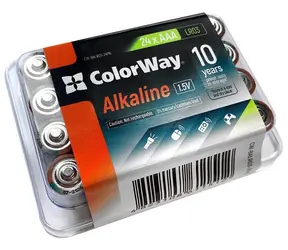 Colorway bateria alkaliczna AAA 24 szt. / 1,5 V / Pudełko plastikowe