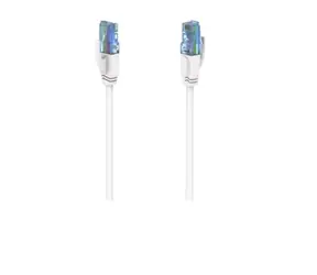 Kabel sieciowy HAMA 200677 Cat6a U/UTP 10 m szary / 10GB/s 