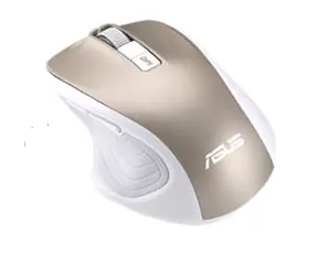Asus MW202 biało-złota / bezprzewodowa mysz optyczna / 4000dpi / RF 2,4 GHz