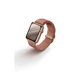 UNIQ Aspen Pleciony pasek do Apple Watch 40 i 38 mm - GRAPEFRUITOWY RÓŻ
