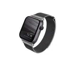 UNIQ pasek stalowy Dante Mesh do Apple Watch 44 i 42 mm - Graphite