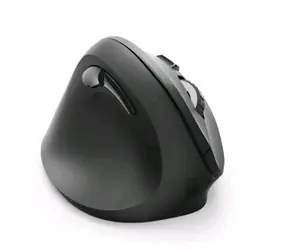 HAMA 182697 Pionowa ergonomiczna mysz bezprzewodowa dla leworęcznych czarna / optyczna / 6 przycisków