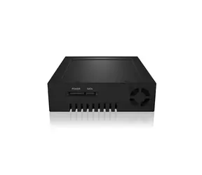 Icy Box IB-148SSK-B czarny / Zewnętrzny pojemnik na dyski twarde 2,5"/3,5" / SATA III