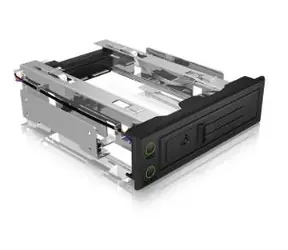Icy Box IB-166SSK-B czarny / Zewnętrzny box na 3,5" HDD / SATA I/II/III / Hot-Swap
