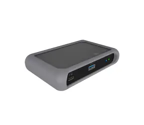 Icy Box IB-HUB801-TB4 czarno-szary / HUB USB-C / 1x USB 3.2 A / 3x Thunderbolt USB-C 