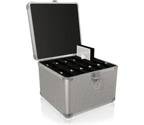 Icy Box IB-AC628 srebrny / Pudełko transportowe na dyski 2,5"/3,5". 