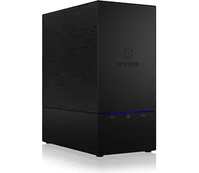 Icy Box IB-RD3621U3 czarny / Zewnętrzna obudowa na 2 dyski twarde 3,5" / SATA I/II/III / USB 3.0 / Hot-Swap