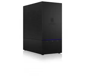 Icy Box IB-RD3621-C31 czarny / Zewnętrzny pojemnik na 2x 2.5"/3.5" HDD / SATA I/II/III / USB 3.1 C / Hot-Swap 