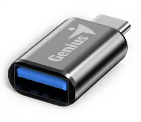 Redukcja Genius ACC-C2A z USB-C M na USB-A F w kolorze szarym