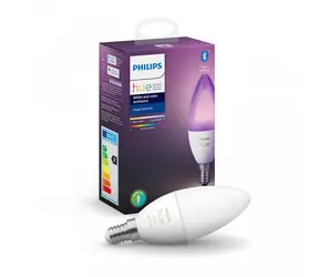 Żarówka LED Philips Hue E14 4W biała / inteligentna żarówka LED / 470 lm / 2000-6500 K / ściemnialna