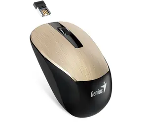 Genius NX-7015 złoty / mysz biurowa / czujnik optyczny / USB / symetryczny / 1600 Dpi / bezprzewodowy