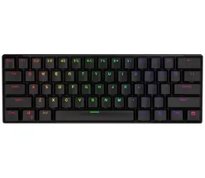Endorfy Thock Compact Wireless Brown czarny / Klawiatura do gier / mechaniczna / bezprzewodowa / Kailh Brown / układ US