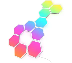 Govee Glide Hexa biały 10 szt. / dekoracyjne oświetlenie LED / Wi-Fi / RGBIC
