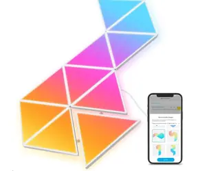 Govee Glide Triangle biały 10 szt. / oświetlenie dekoracyjne LED / Wi-Fi / RGBIC