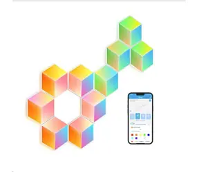 Govee Glide Hexa Pro 10 szt. biały / oświetlenie dekoracyjne LED / BT / Wi-Fi / RGBIC
