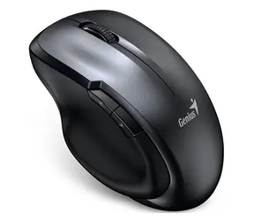 Genius Ergo 8200S szary / 1200 dpi / czujnik Blue-Eye / bezprzewodowy / cichy / 5 przycisków
