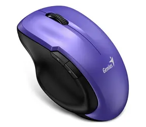 Genius Ergo 8200S fioletowy / 1200 dpi / czujnik Blue-Eye / bezprzewodowy / cichy / 5 przycisków