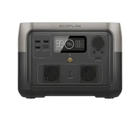 EcoFLow RIVER 2 MAX czarny / Stacja ładująca / 512Wh / 1000 W / Wyświetlacz LCD