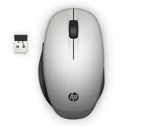 Mysz HP 300 srebrna / bezprzewodowa / optyczna / do 3600 dpi / USB/Bluetooth