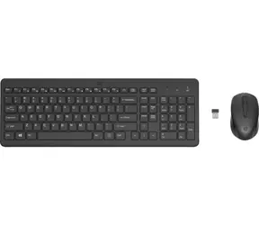 Zestaw HP 330 czarny / bezprzewodowa mysz i klawiatura / USB / ENG