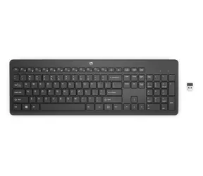 HP 230 (ENG) czarna / klawiatura bezprzewodowa / USB / ENG