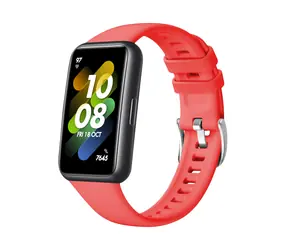 FIXED Pasek silikonowy Pasek silikonowy do Huawei Band 7 czerwony