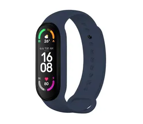 FIXED Pasek silikonowy Pasek silikonowy do XIAOMI Band 7/Mi Band 6/Mi Band 5 niebieski