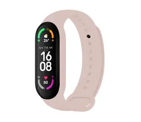 FIXED Pasek silikonowy Pasek silikonowy do XIAOMI Band 7/Mi Band 6/Mi Band 5 różowy