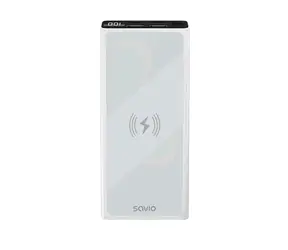 Savio BA-06 biały / Power bank / 10000 mAh