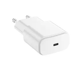 Forever TC-01 USB-C 20W Szybka ładowarka sieciowa biała / 1x USB-C