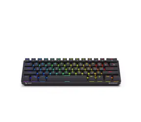 Savio BLACKOUT Niebieski czarny / Klawiatura do gier / RGB