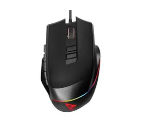 Savio Valiant czarna / Mysz optyczna do gier / 12400dpi / USB 