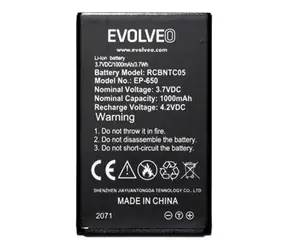 Bateria Evolveo do telefonów komórkowych EasyPhone XG
