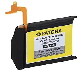 Bateria PATONA do inteligentnego zegarka Samsung Gear S3 380mAh