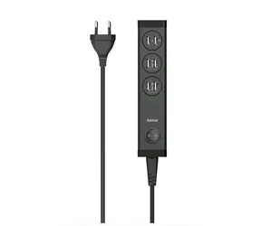 HAMA Ładowarka kablowa USB czarna / 6x USB-A / 34W