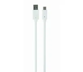 Kabel Gembird USB 3.0 A (M) - USB-C (M) 1m biały