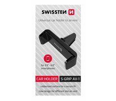 Swissten S-GRIP AV-1 czarny / Uchwyt magnetyczny do wentylacji samochodowej