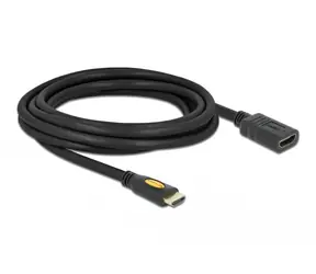 DeLock Przedłużacz High Speed HDMI z Ethernetem HDMI A (M) - HDMI A (F) 3M