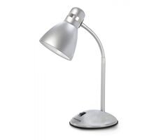 Esperanza ELD113S Alkes srebrna / Lampa stołowa / trzonek E27 / 12W