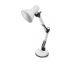Esperanza ELD112W Avior biała / Lampa stołowa / trzonek E27 / 12W