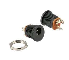 DeLock Gniazdo instalacyjne DC 2,1 x 5,5 mm