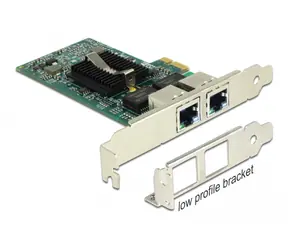 DeLock Karta PCI Express - 2 x Gigabit LAN
