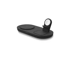 Bezprzewodowa ładowarka UNIQ Aereo Mag 3w1 do Apple iPhone i Apple Watch oraz Apple AirPods, szara 15/10 W