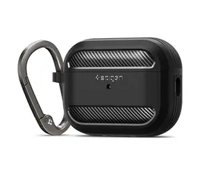 Etui Spigen Rugged Armor do Apple AirPods Pro 2 w kolorze czarnym