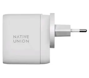 Ładowarka Native Union Fast GaN biała / Power Delivery / 67W / 2x USB-C